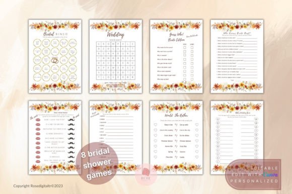 Autumn Bridal Shower Games for a Cozy Celebration