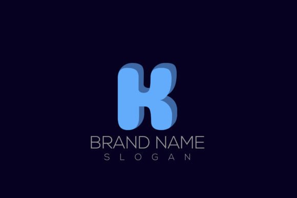 Create a Modern 3D K Logo Vector Design