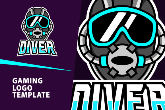 Dive Into Dynamic Branding with This Gaming Logo Template