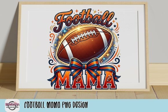 Football Mama PNG Design: Spirit and Style