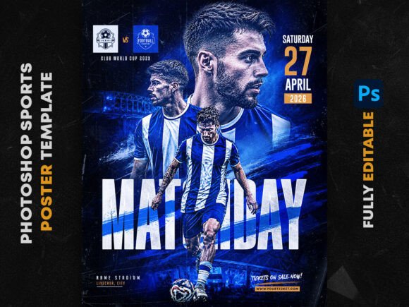 Football Match Day Social Media Template