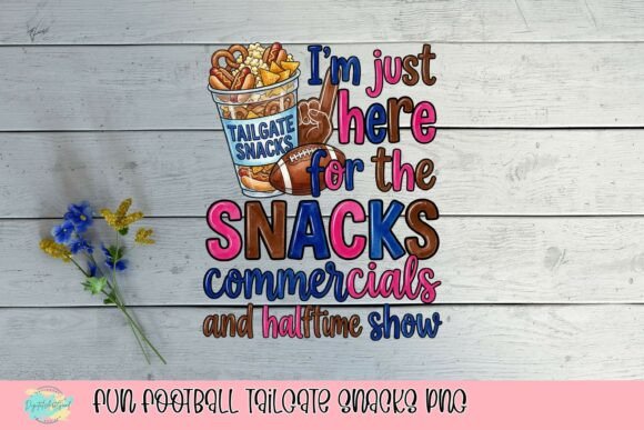 Fun Football Tailgate Snacks PNG: Game Day Design Delight
