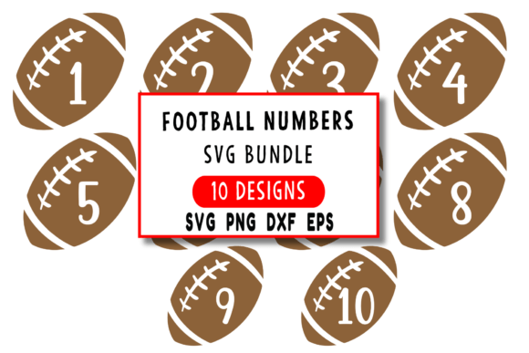 Game Day Designs Made Easy with Football SVGs