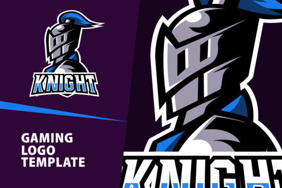Knight Mascot Gaming Logo Design: Create a Bold Brand Identity