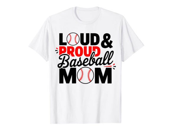 Loud & Proud Baseball T-Shirt Design: Unleash Your Inner Slugger