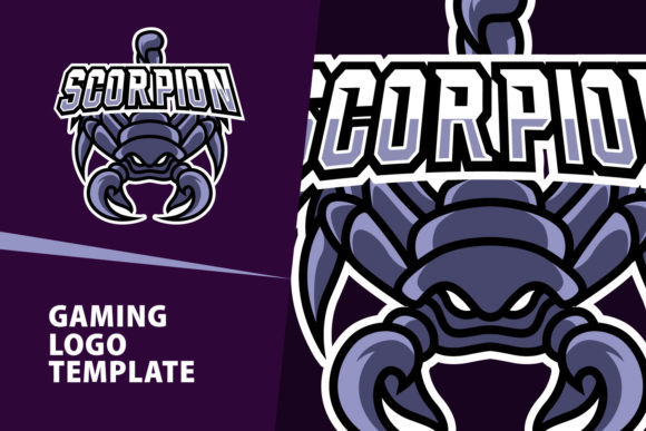 Scorpion Mascot Gaming Logo Design