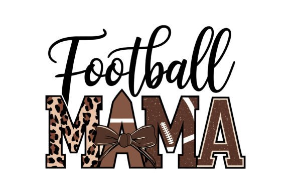 Trendy Football Mama SVG: Game Day Style